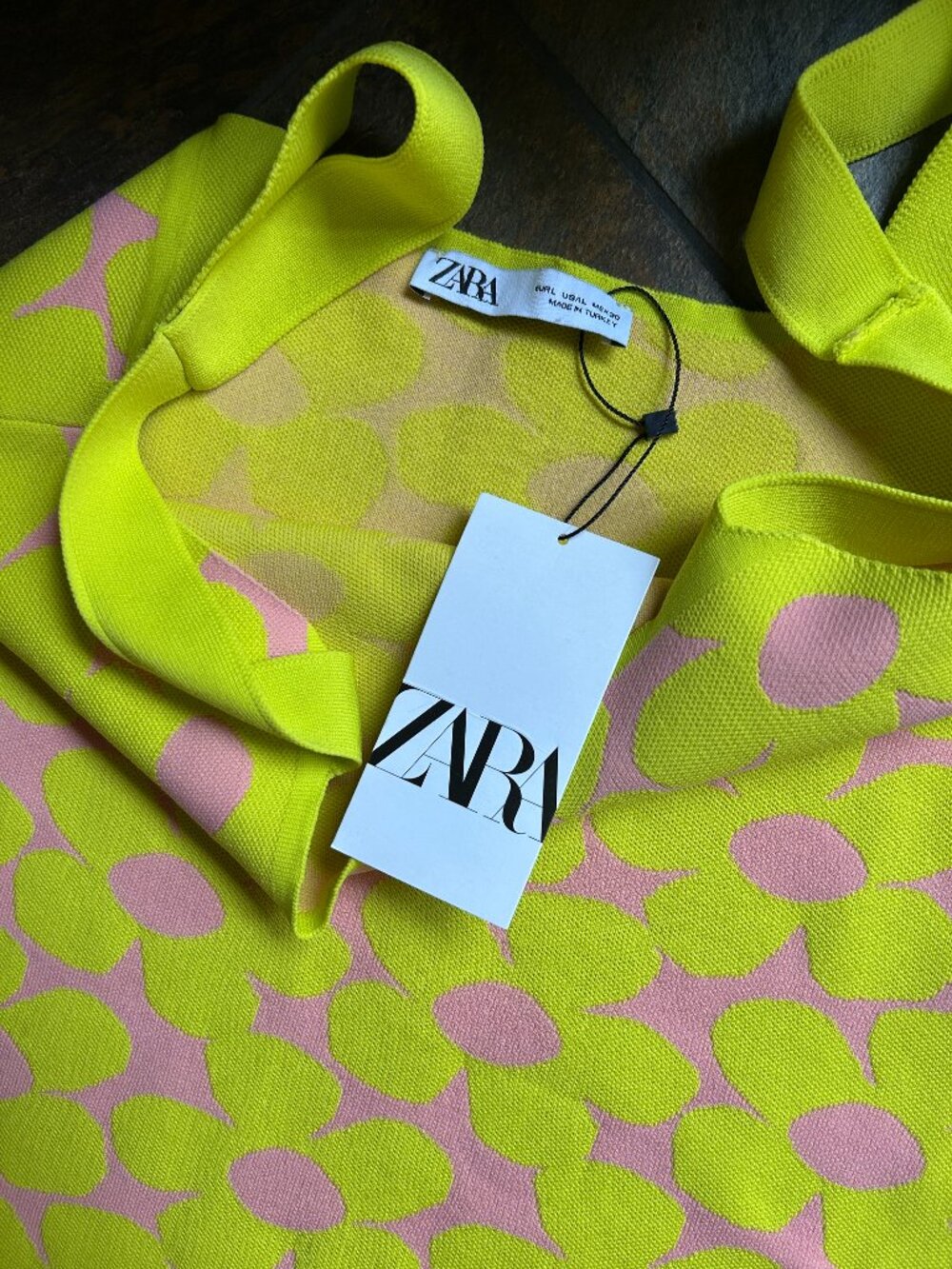 Zara Retro 60’s Mod Print Tank Style A-line Shift Dress – GROOVY! - Picture 9 of 10